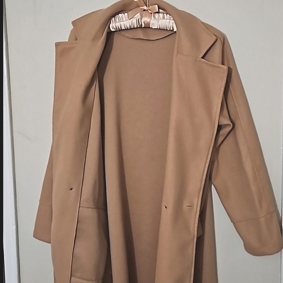 Classic Camel Neutral Long ankle Length Camel Overcoat CLEARANCE- - Picture 11 of 12